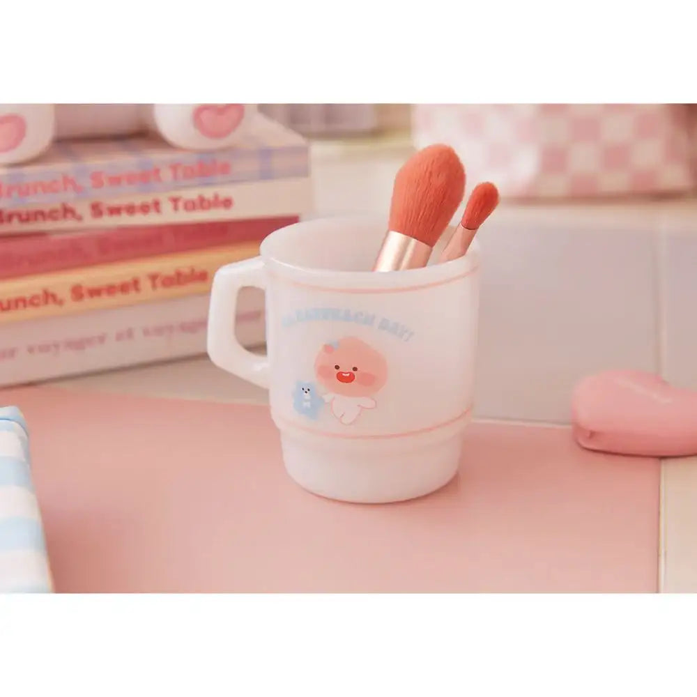Kakao Friends - Oh Happeach Day Milk Glass - Kakao Friends - Home & Living, Accessories - Harumio