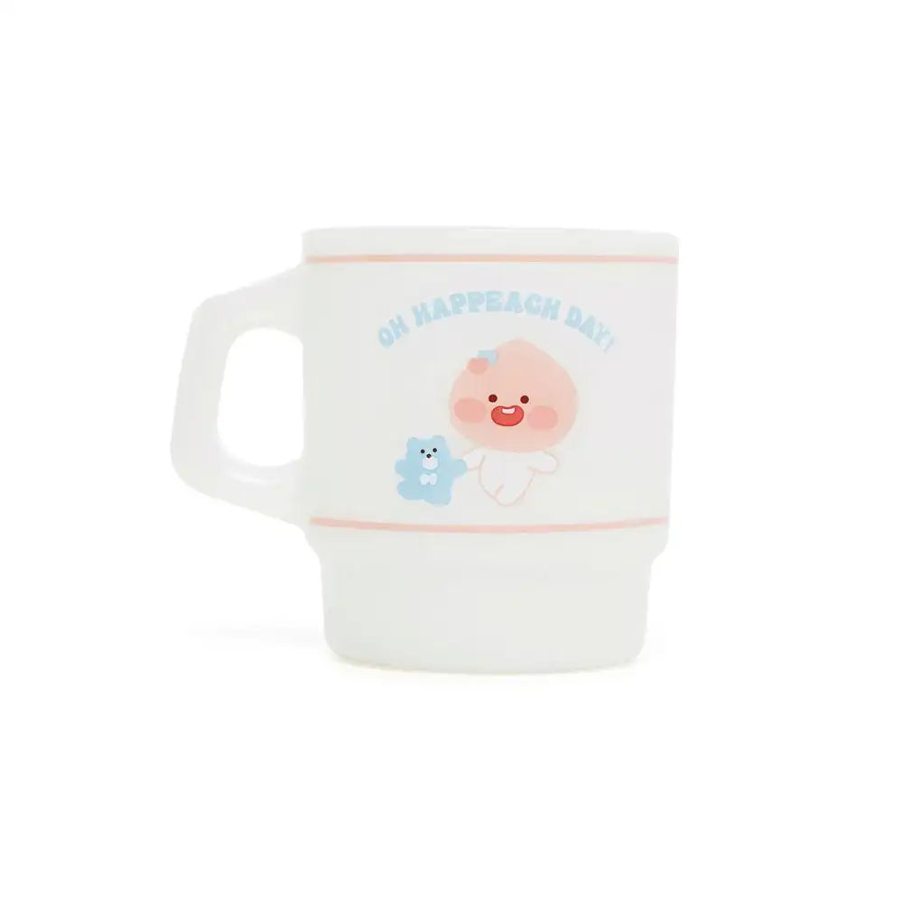 Kakao Friends - Oh Happeach Day Milk Glass - Kakao Friends - Home & Living, Accessories - Harumio