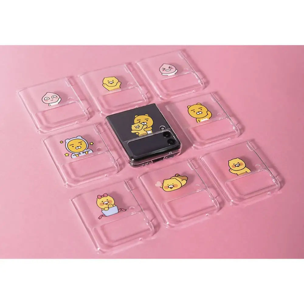 Kakao Friends - Heart Choonsik Clear Hard Case Z Flip - Kakao Friends - Home & Living, Accessories - Harumio
