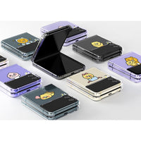 Kakao Friends - Heart Choonsik Clear Hard Case Z Flip