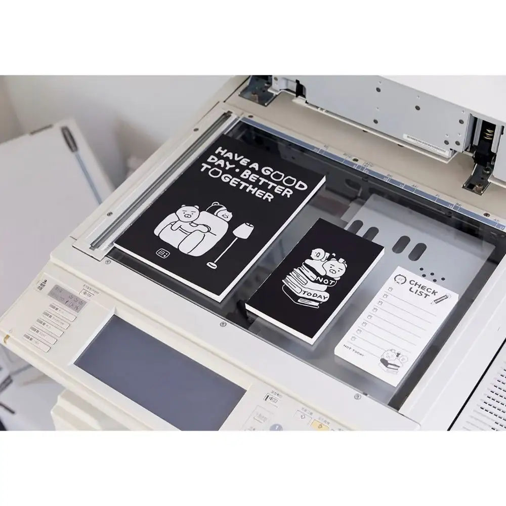 Kakao Friends - Black & White Checklist Note - Kakao Friends - Home & Living, Accessories - Harumio