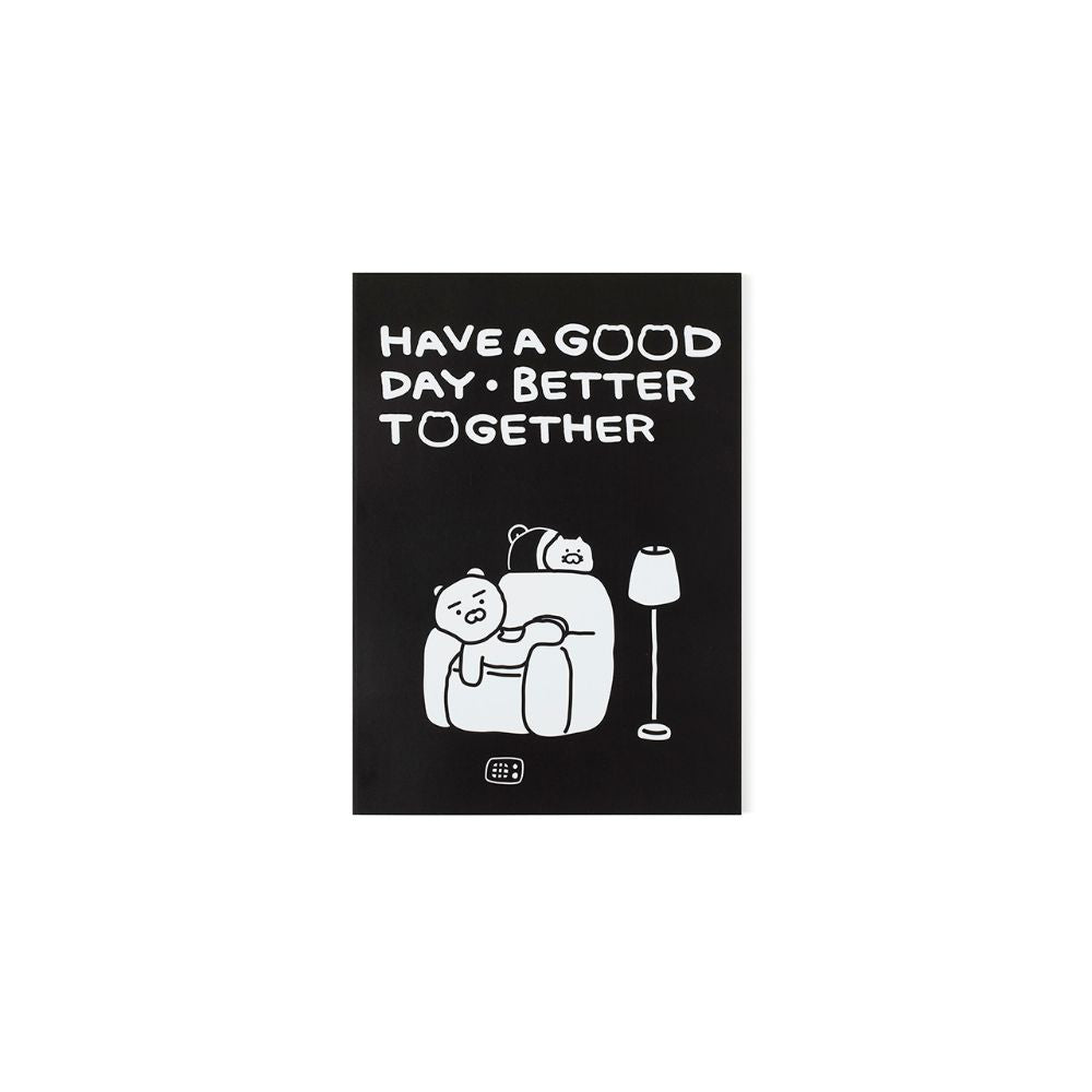 Kakao Friends - Black & White Notebook