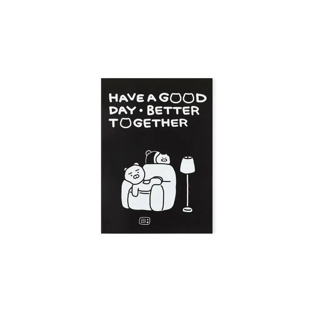 Kakao Friends - Black & White Notebook - Kakao Friends - Home & Living, Accessories - Harumio