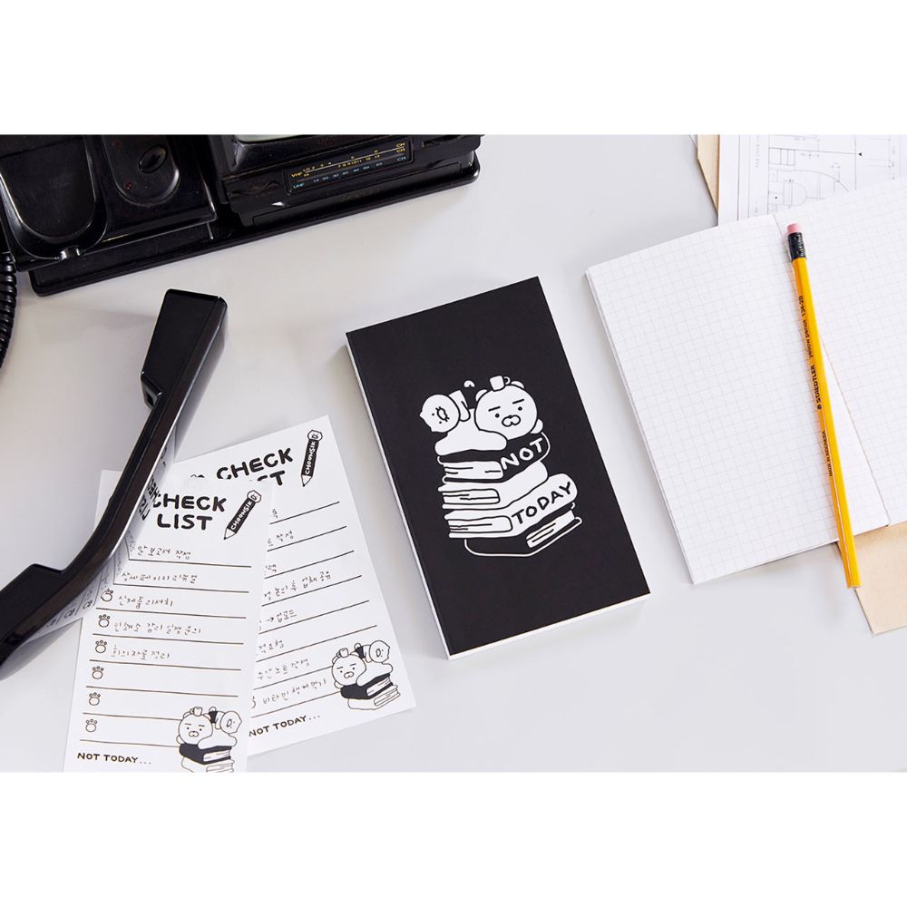 Kakao Friends - Black & White Pocket Notebook