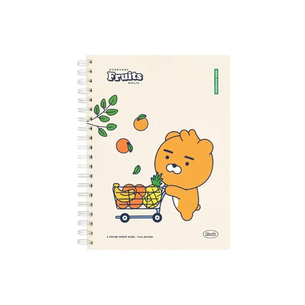 Kakao Friends - Fruity Friends Maxi Spring Notebook - Kakao Friends - Home & Living, Accessories - Harumio