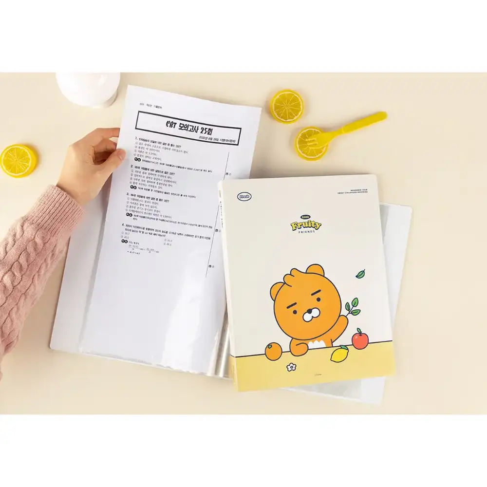 Kakao Friends - Fruity Friends Clear File - Kakao Friends - Home & Living, Accessories - Harumio