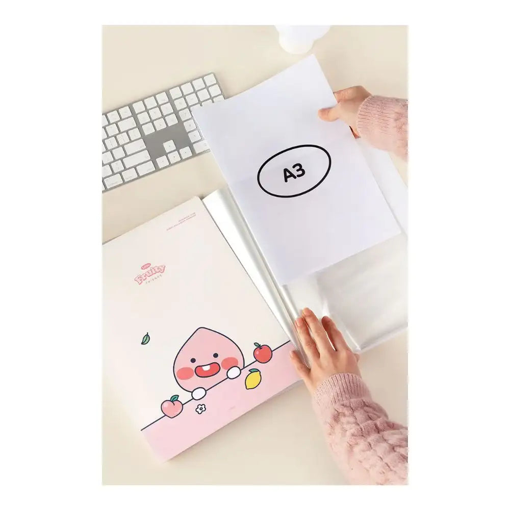 Kakao Friends - Fruity Friends Clear File - Kakao Friends - Home & Living, Accessories - Harumio
