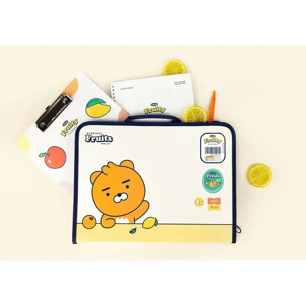 Kakao Friends - Fruity Friends Zipper File - Kakao Friends - Home & Living, Accessories - Harumio