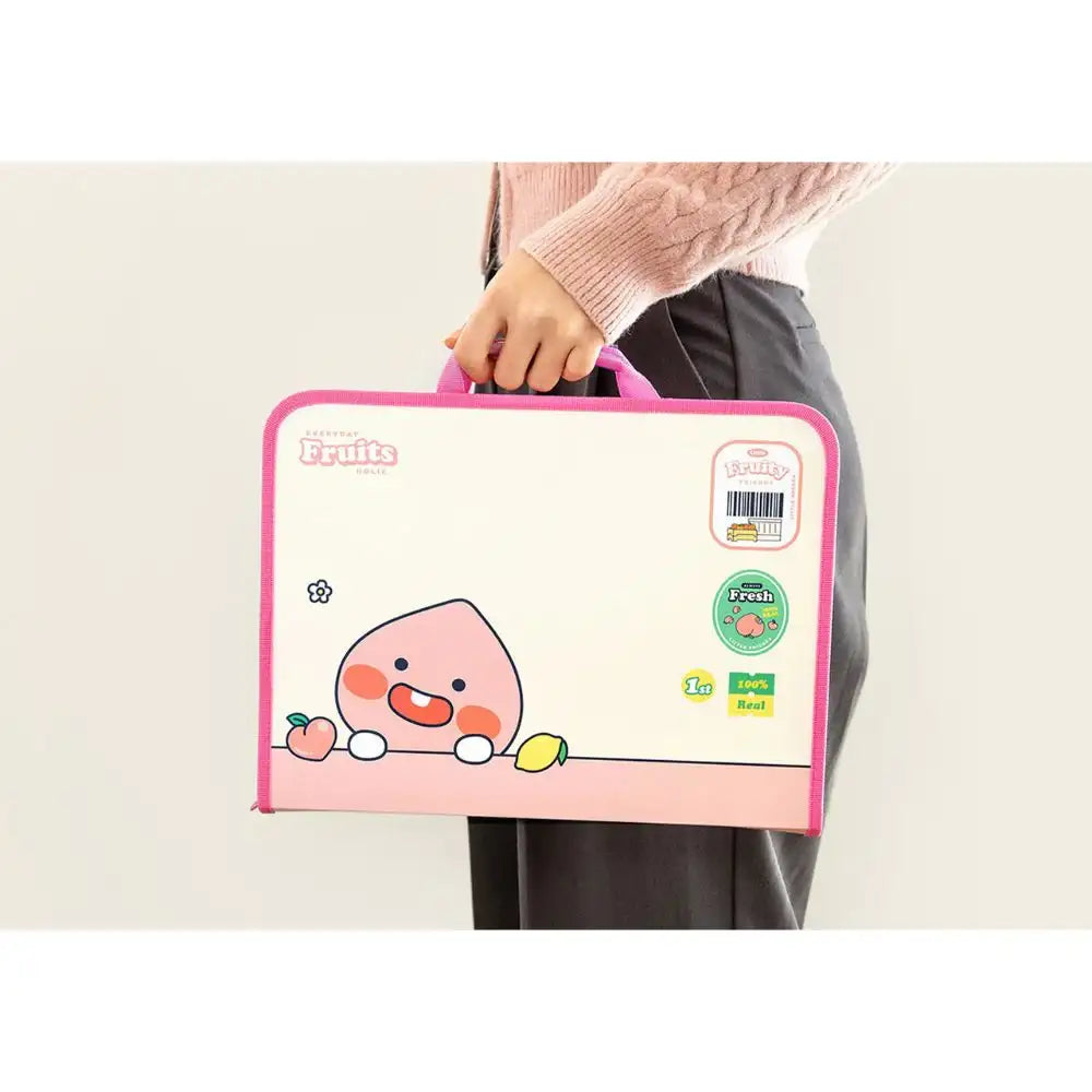 Kakao Friends - Fruity Friends Zipper File - Kakao Friends - Home & Living, Accessories - Harumio