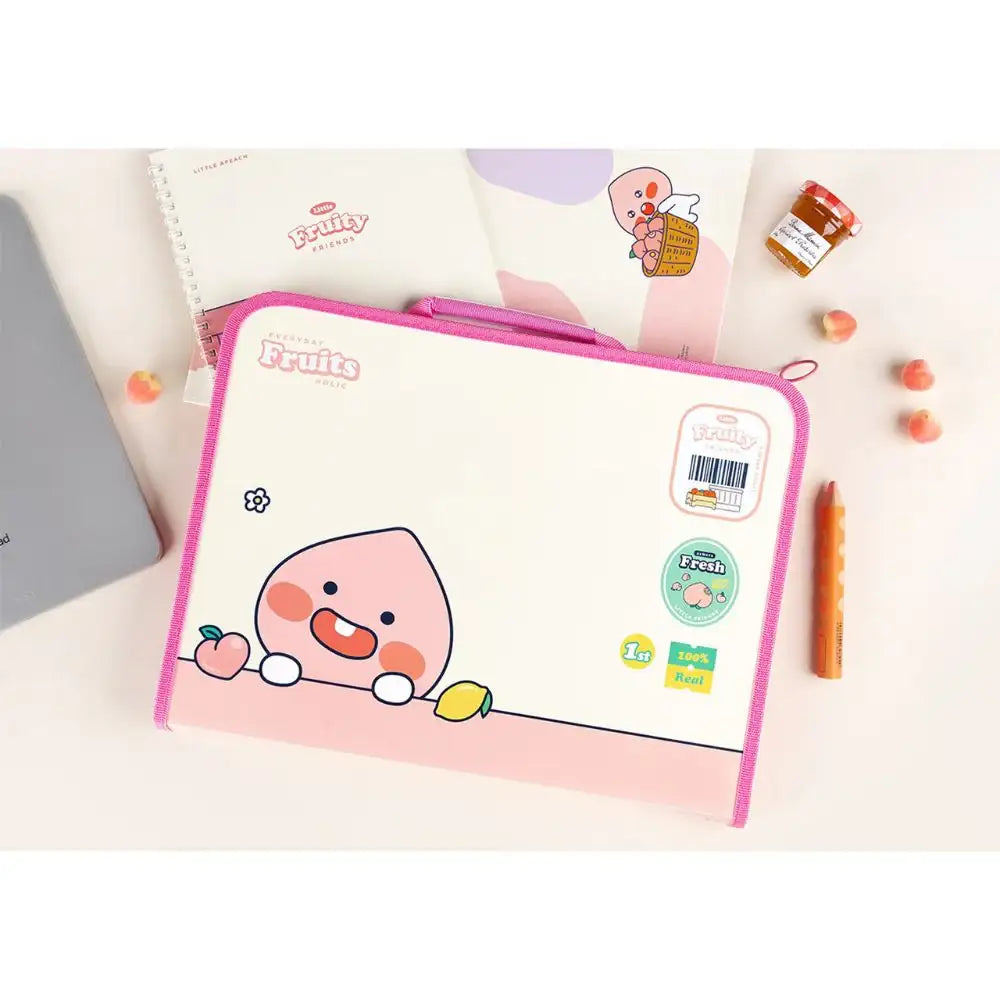Kakao Friends - Fruity Friends Zipper File - Kakao Friends - Home & Living, Accessories - Harumio