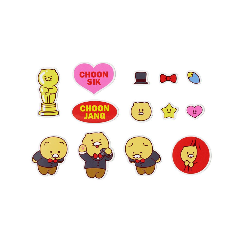 Kakao Friends - Performing Choonsik Sticker Set