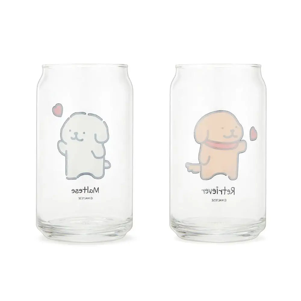 Kakao Friends - Maltese Can Glass Set - Kakao Friends - Home & Living, Accessories - Harumio
