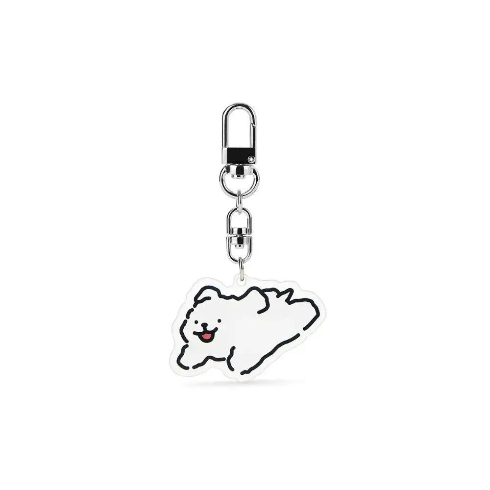 Kakao Friends - Maltese Acrylic Keyring Set (Run Version) - Kakao Friends - Acrylic Keyring - Harumio