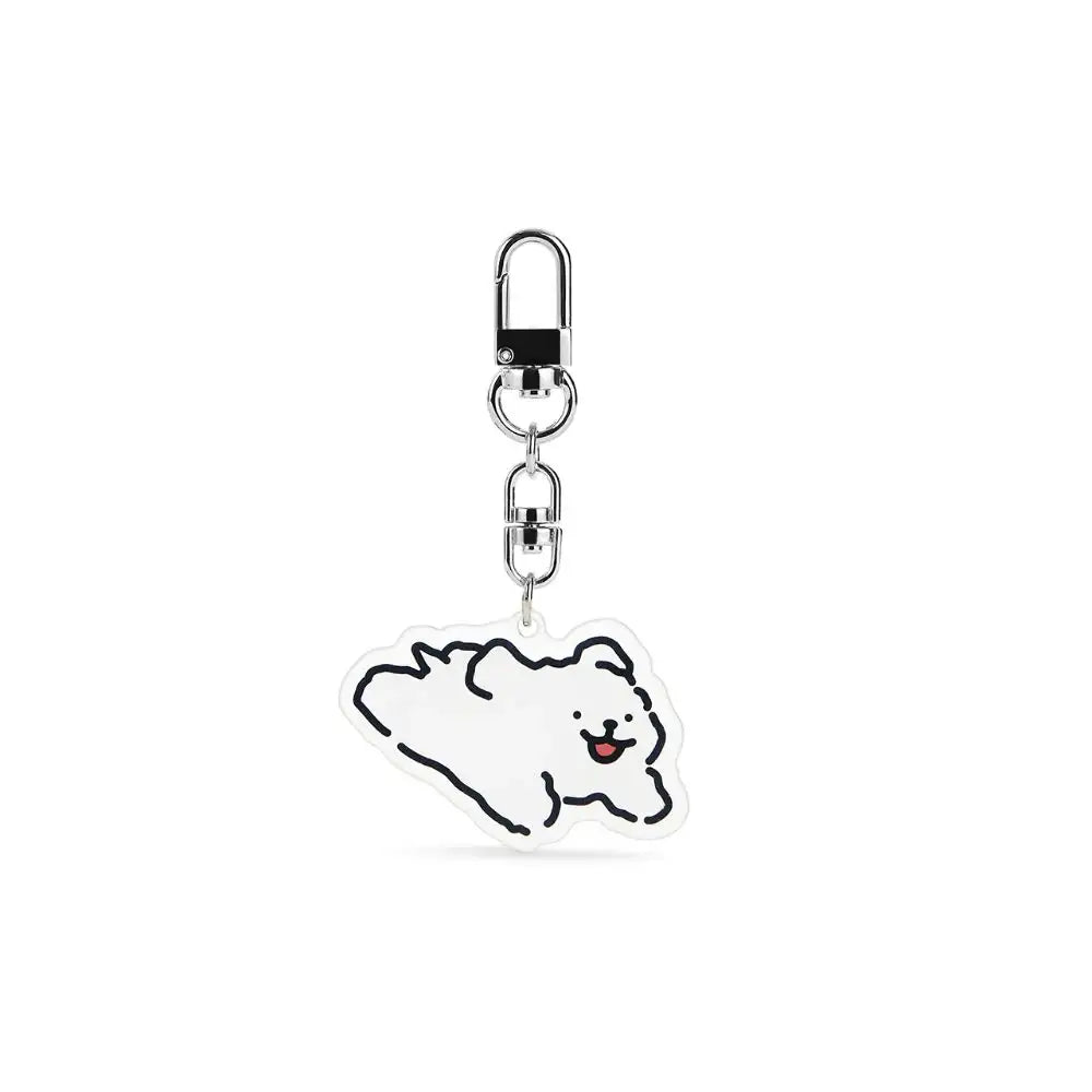 Kakao Friends - Maltese Acrylic Keyring Set (Run Version) - Kakao Friends - Acrylic Keyring - Harumio