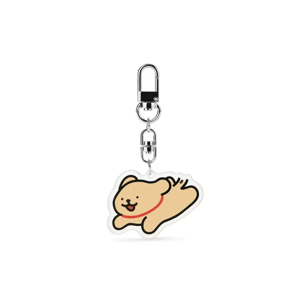 Kakao Friends - Maltese Acrylic Keyring Set (Run Version) - Kakao Friends - Acrylic Keyring - Harumio