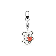 Kakao Friends - Maltese Cuties Acrylic Keyring Set (Heart Version) - Kakao Friends - Acrylic Keyring - Harumio