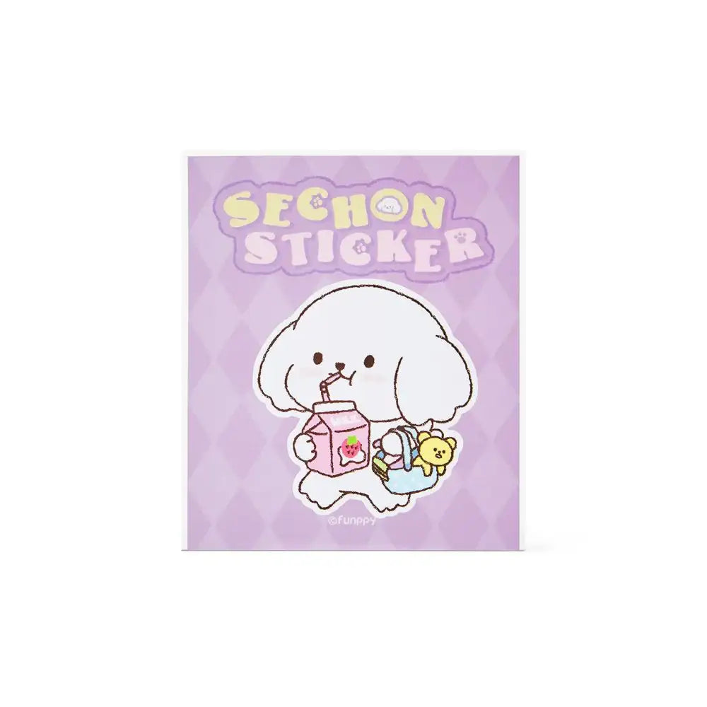 Kakao Friends - Sechon Engraving Sticker Set (2 pcs) - Kakao Friends - Home & Living, Accessories - Harumio