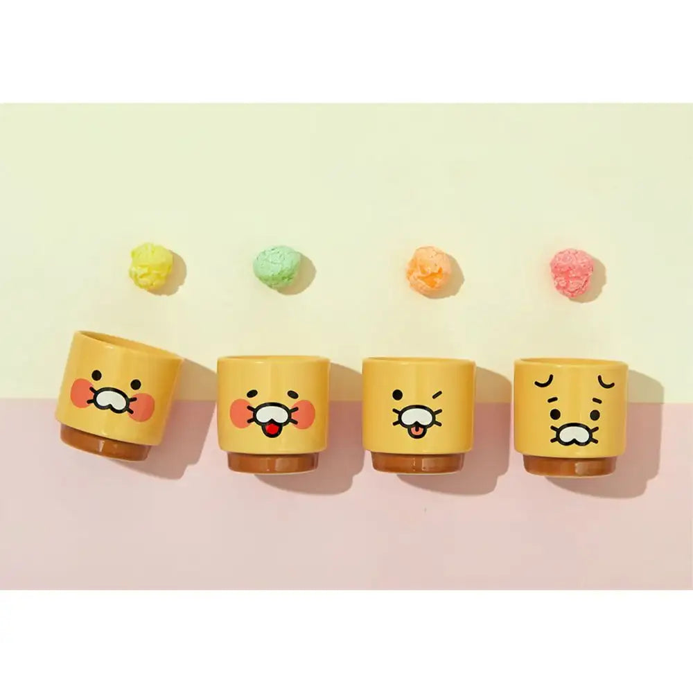 Kakao Friends - Choonsik Ceramic Soju Cup Set (4pcs) - Kakao Friends - Home & Living, Accessories - Harumio
