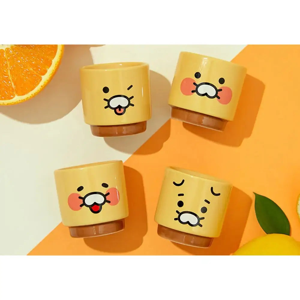 Kakao Friends - Choonsik Ceramic Soju Cup Set (4pcs) - Kakao Friends - Home & Living, Accessories - Harumio