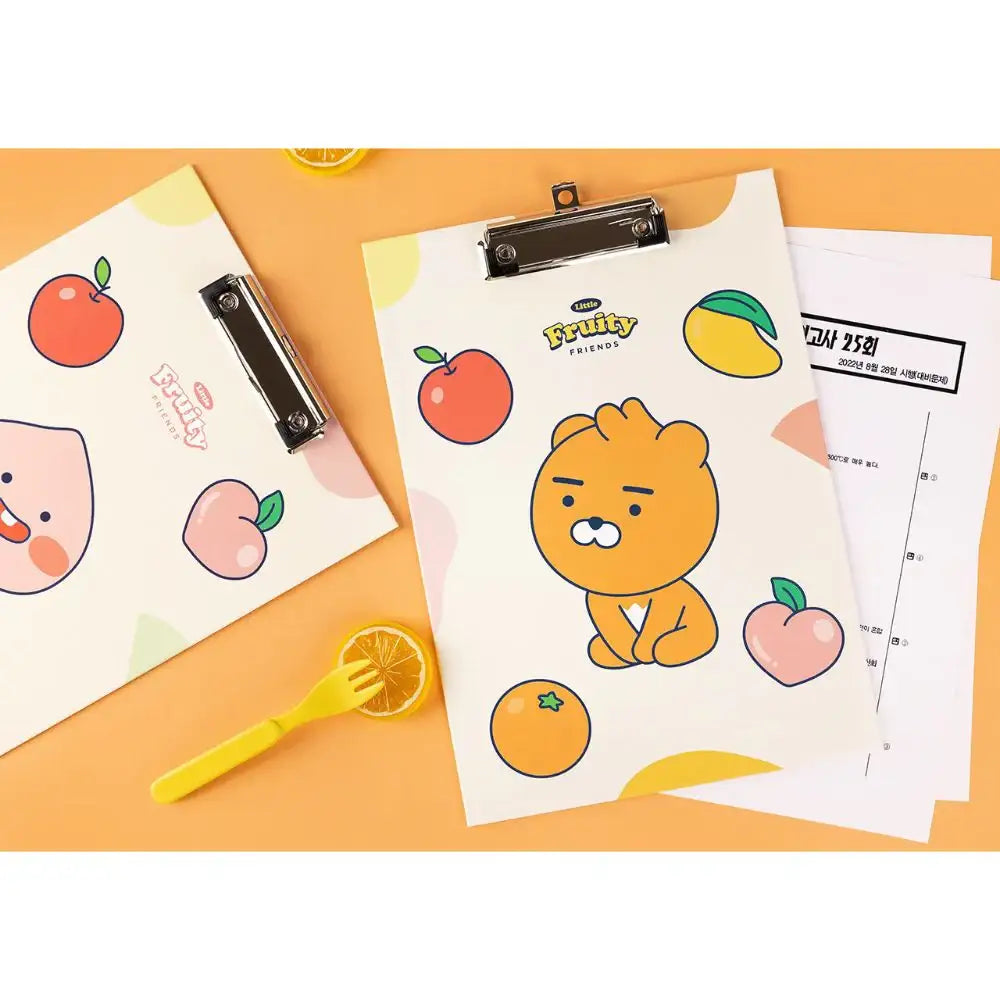 Kakao Friends - Fruity Little Friends A4 Clipboard - Kakao Friends - Home & Living, Accessories - Harumio