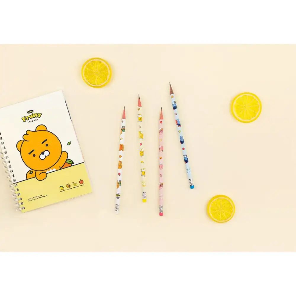 Kakao Friends - Fruity Friends Eraser Pencil Set - Kakao Friends - Home & Living, Accessories - Harumio