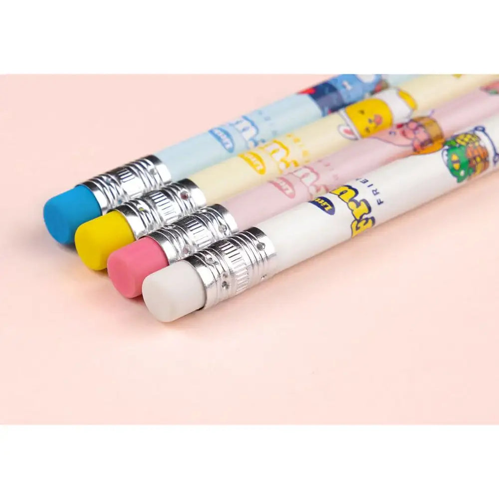 Kakao Friends - Fruity Friends Eraser Pencil Set - Kakao Friends - Home & Living, Accessories - Harumio