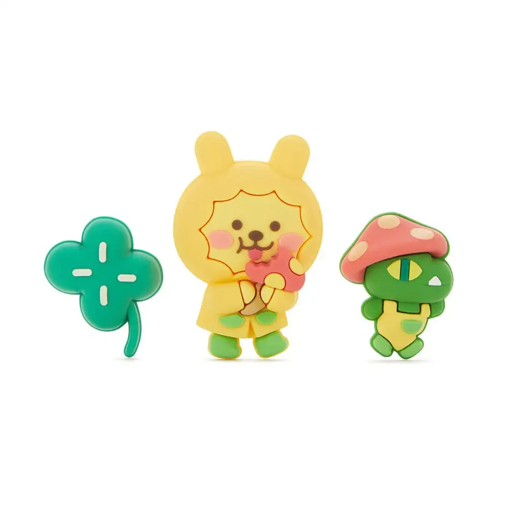 Kakao Friends - Rainy Garden Silicon Charm Set - Kakao Friends - Home & Living, Accessories - Harumio