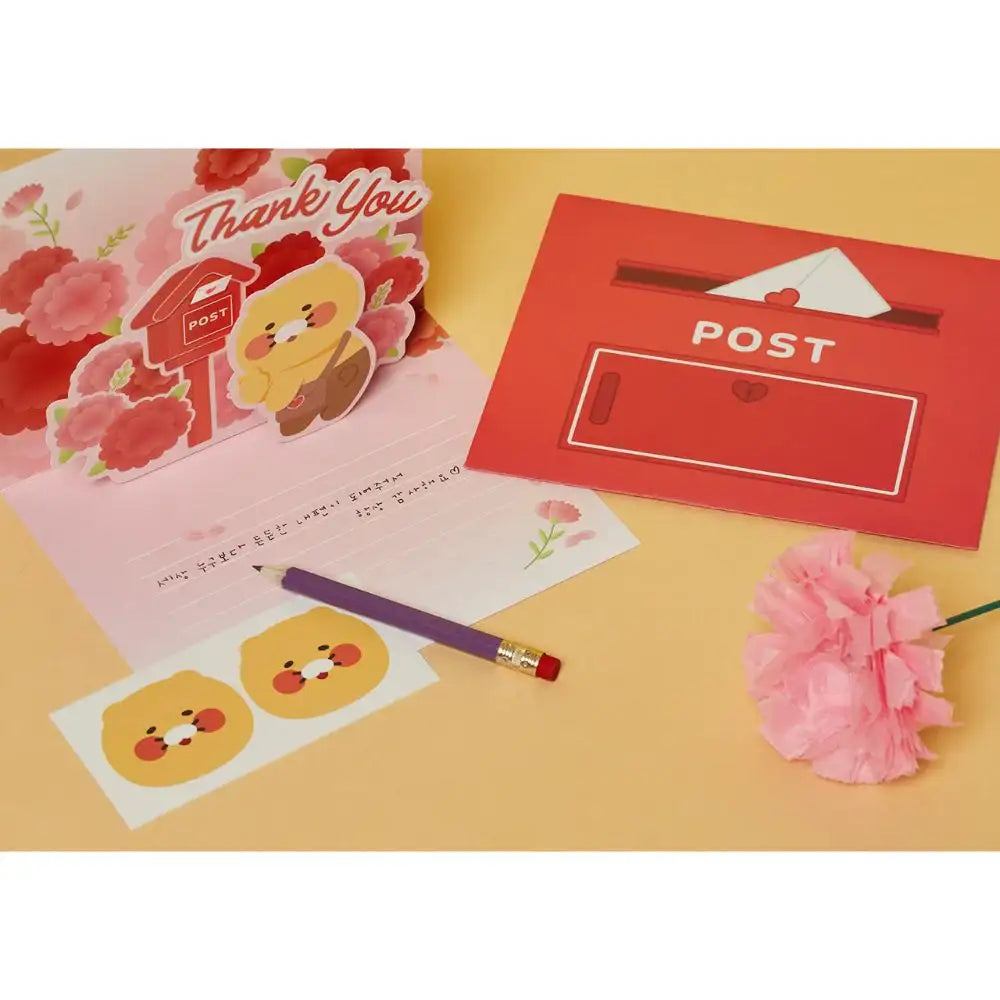 Kakao Friends - Choonsik Carnation 3D Card Set - Kakao Friends - Home & Living, Accessories - Harumio