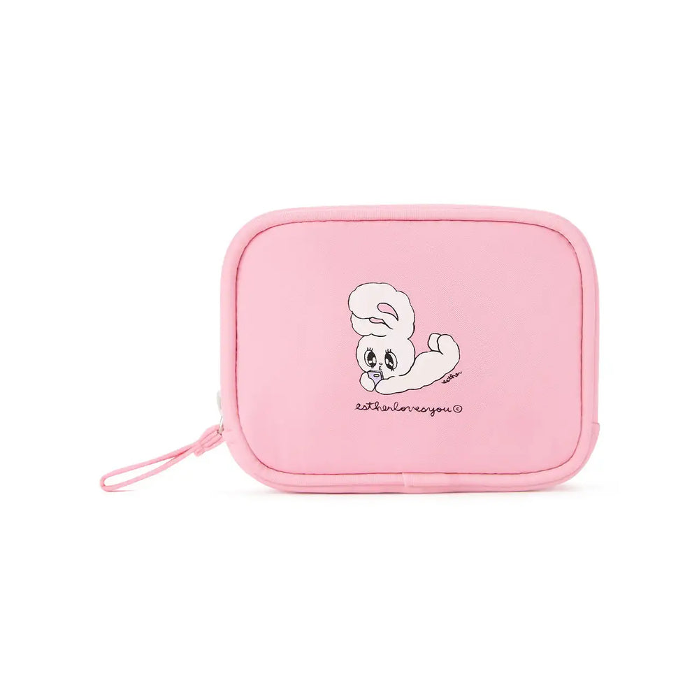 Kakao Friends - Esther Bunny Pink Mini Pouch - Kakao Friends - Home & Living, Accessories - Harumio