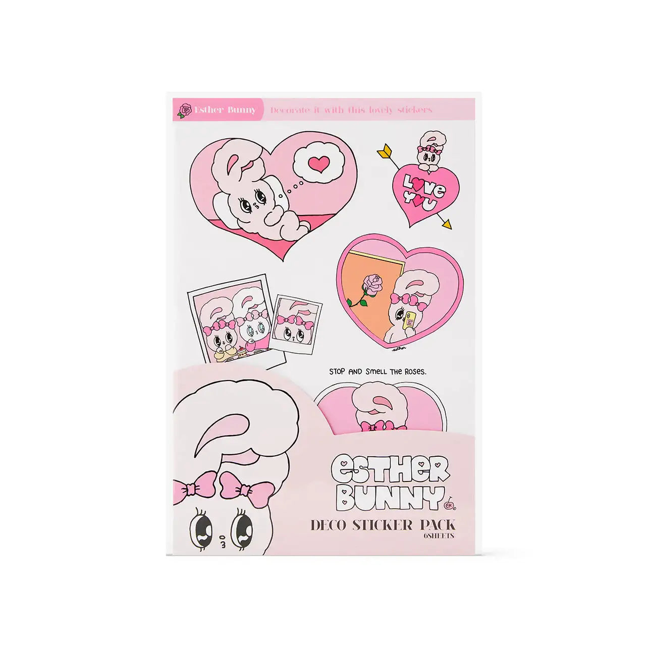 Kakao Friends - Esther Bunny Deco Sticker Pack - Kakao Friends - Home & Living, Accessories - Harumio