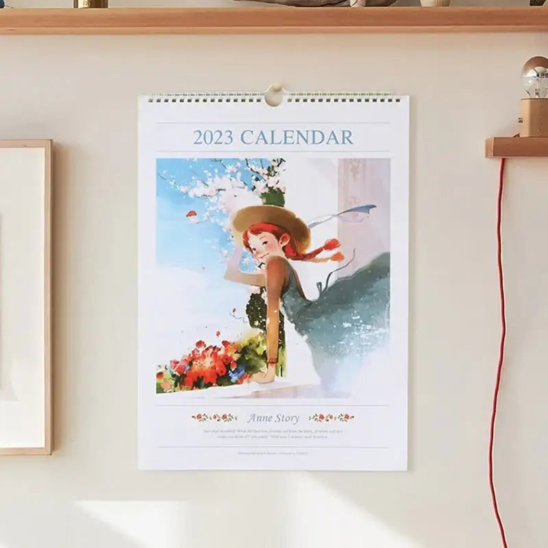 Indigo - 2023 Anne Story Wall Calendar - INDIGO - Calendar - Harumio