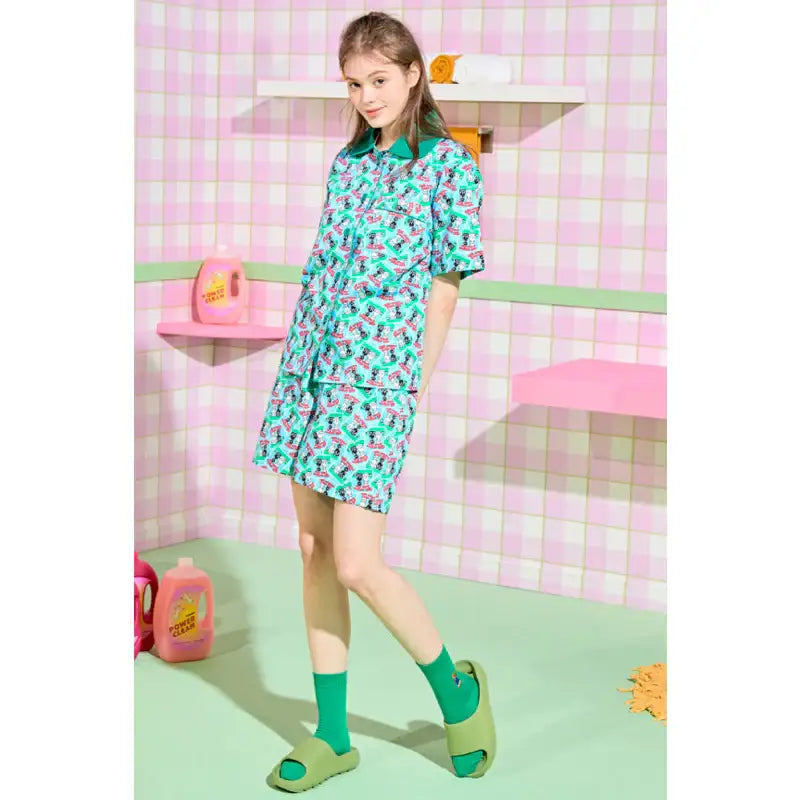 Wiggle Wiggle - Clumppy's Summer Pajama Set - Wiggle Wiggle - Pajamas - Harumio