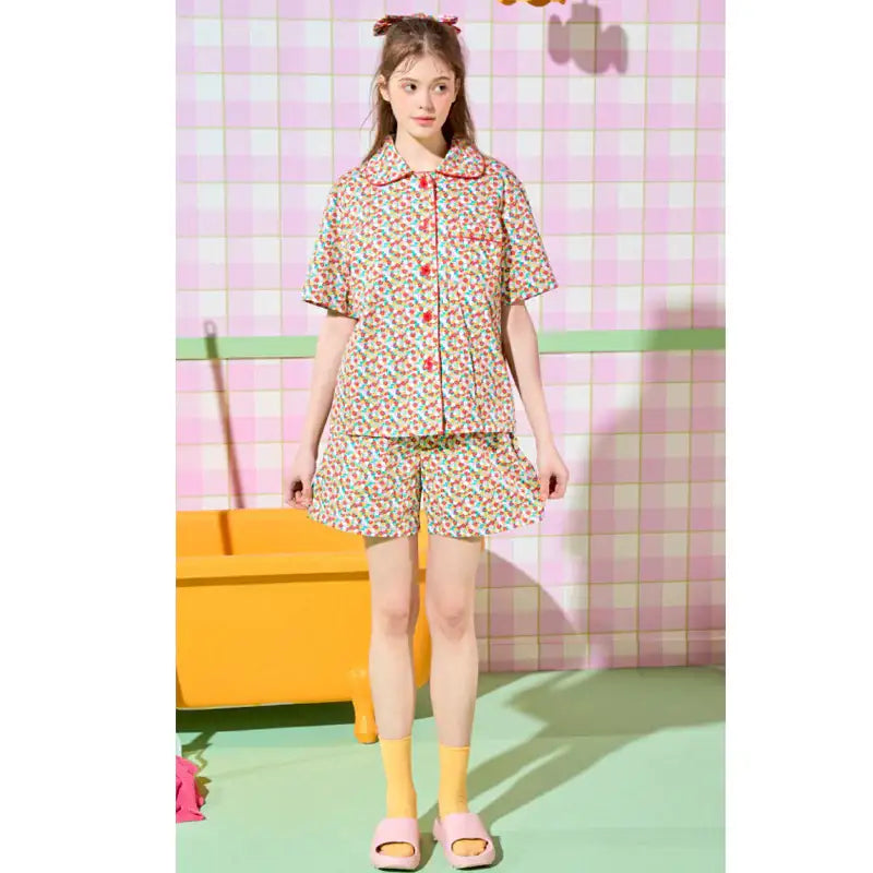 Wiggle Wiggle - Clumppy's Summer Pajama Set - Wiggle Wiggle - Pajamas - Harumio