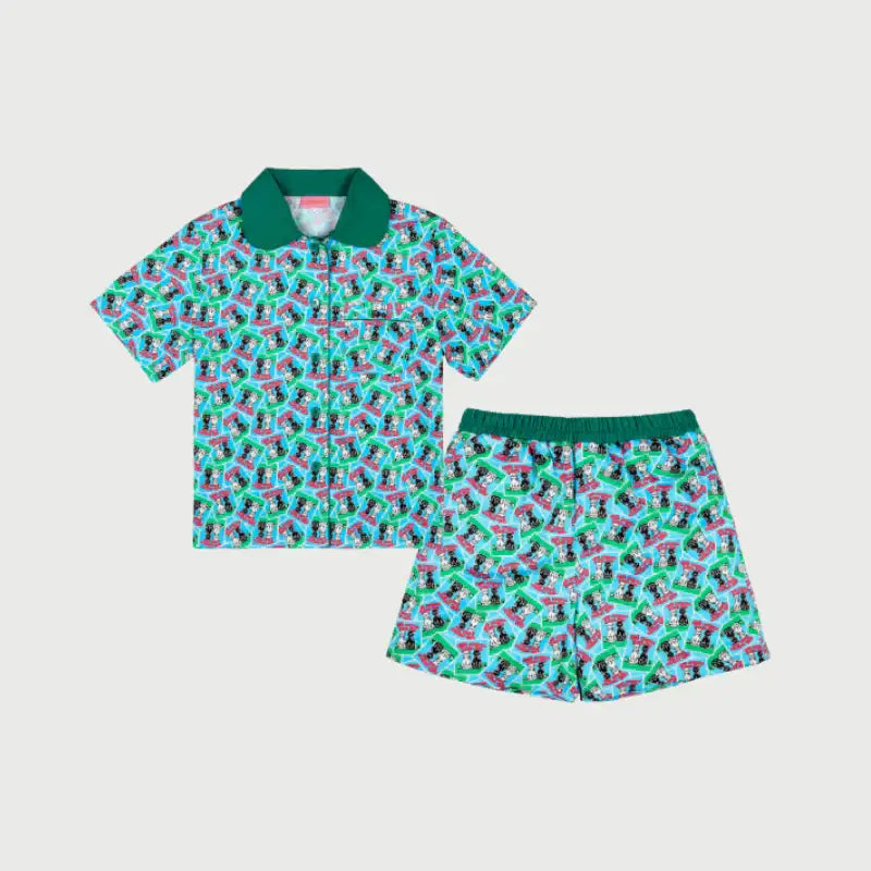 Wiggle Wiggle - Clumppy's Summer Pajama Set - Wiggle Wiggle - Pajamas - Harumio