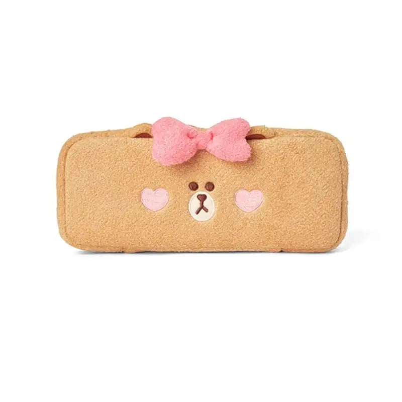 Line Friends - Choco Sweet Beauty Multi Pouch - Line Friends - Travel Pouches - Harumio