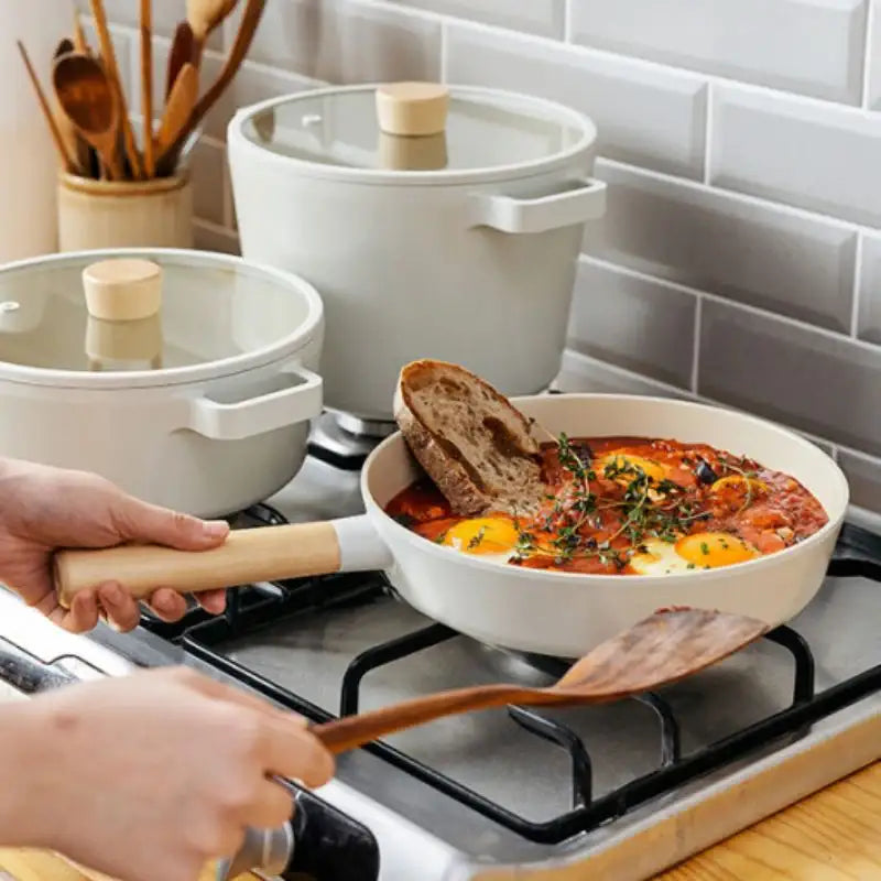 Neoflam - FIKA 5-Piece Induction Pots and Pan Set - Neoflam - Kitchenware - Harumio