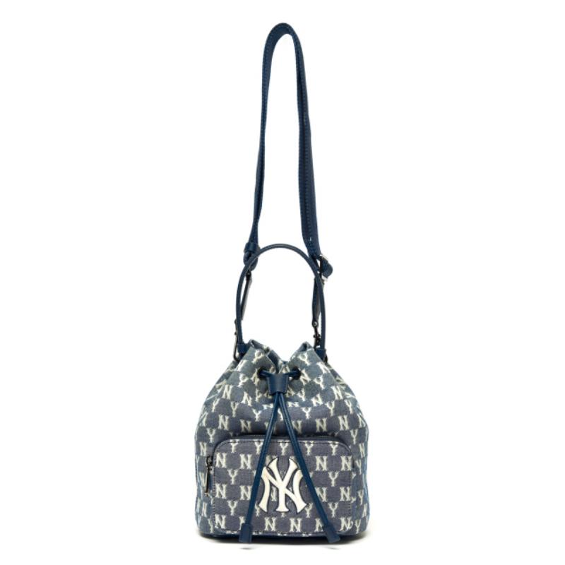 MLB Korea - New York Yankees Monogram Jacquard Bucket Bag