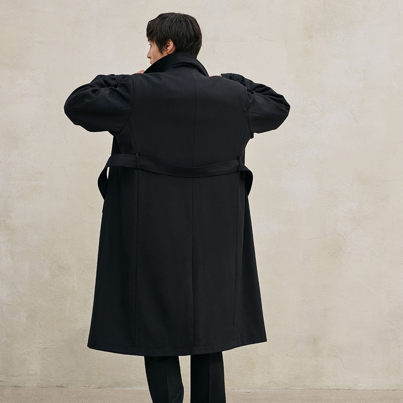 The Knit Company X Lee Soo-hyuk - 20FW Wool Trench Coat