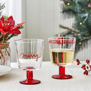 Korean Winter Story - Goblet Glass - Modern House - Goblet Glass - Harumio