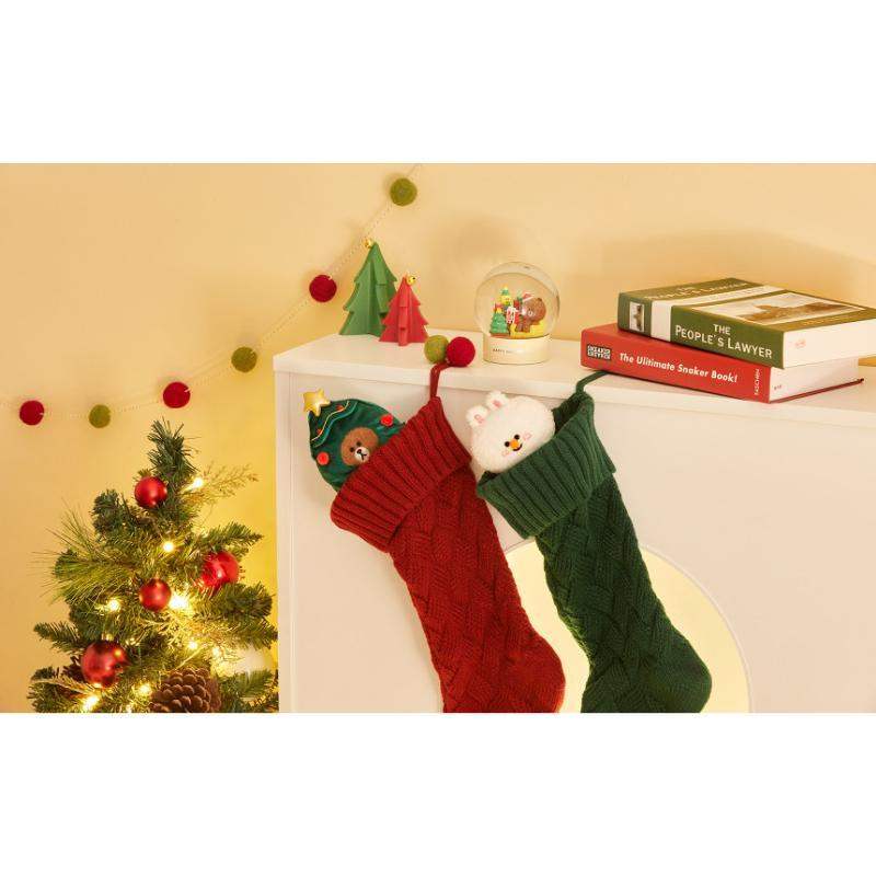 LINE Friends - Standing Doll Holiday Edition - Mini - LINE FRIENDS - Plush - Harumio