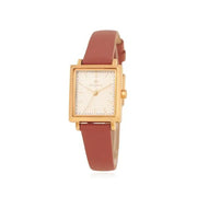 OST - Almond Square Leather Watch - OST - Watch - Harumio