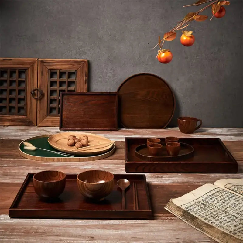 Korean L ON Natural Lacquered Mixed Rice Set 4P - Modern House - Kitchenware - Harumio