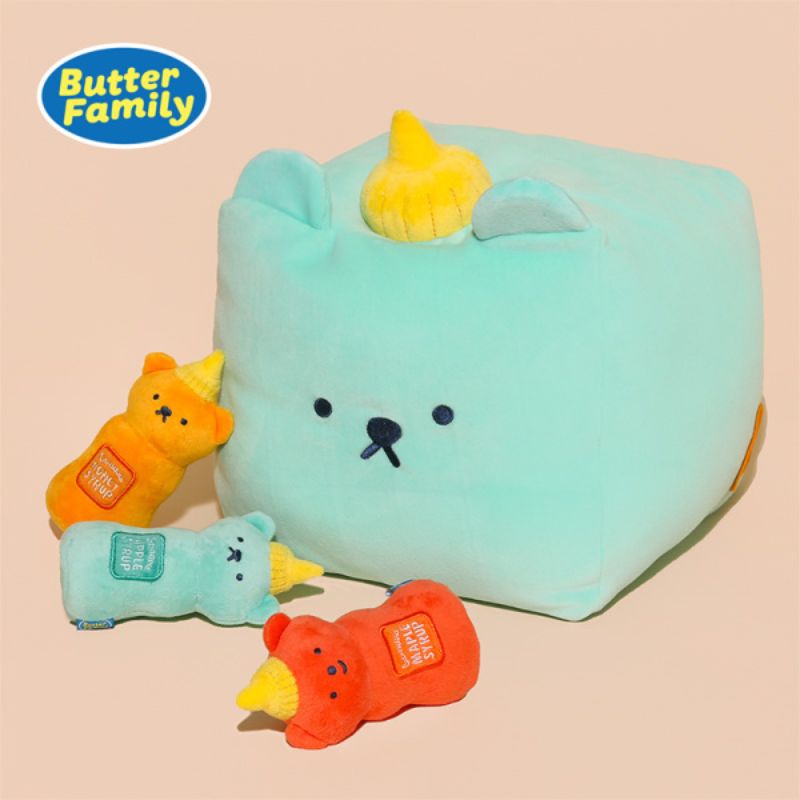 BUTTER - BT Syrup Bear Cube Cushion