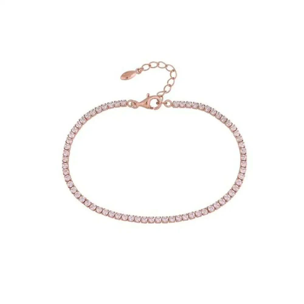 CLUE - Crown Setting Rose Gold Bracelet - CLUE - Jewelry - Harumio