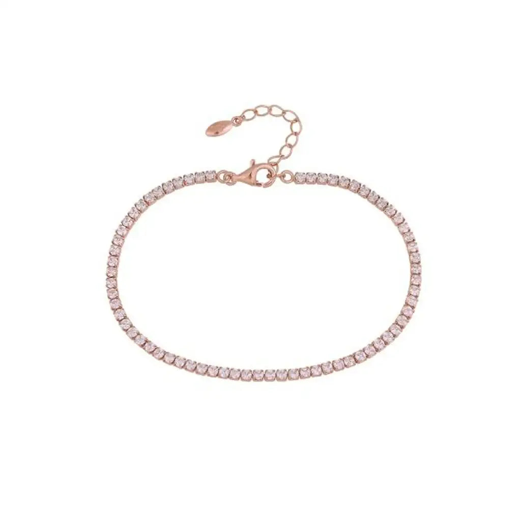CLUE - Crown Setting Rose Gold Bracelet - CLUE - Jewelry - Harumio