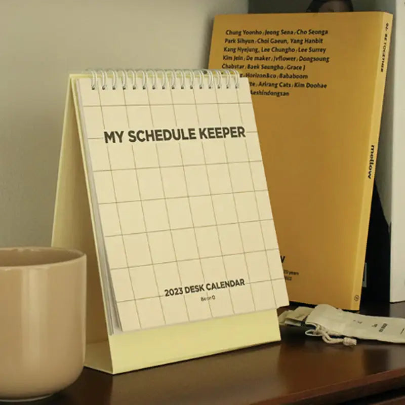 Be On D - 2023 My Schedule Keeper Desk Calendar - BE ON D - Calendars - Harumio