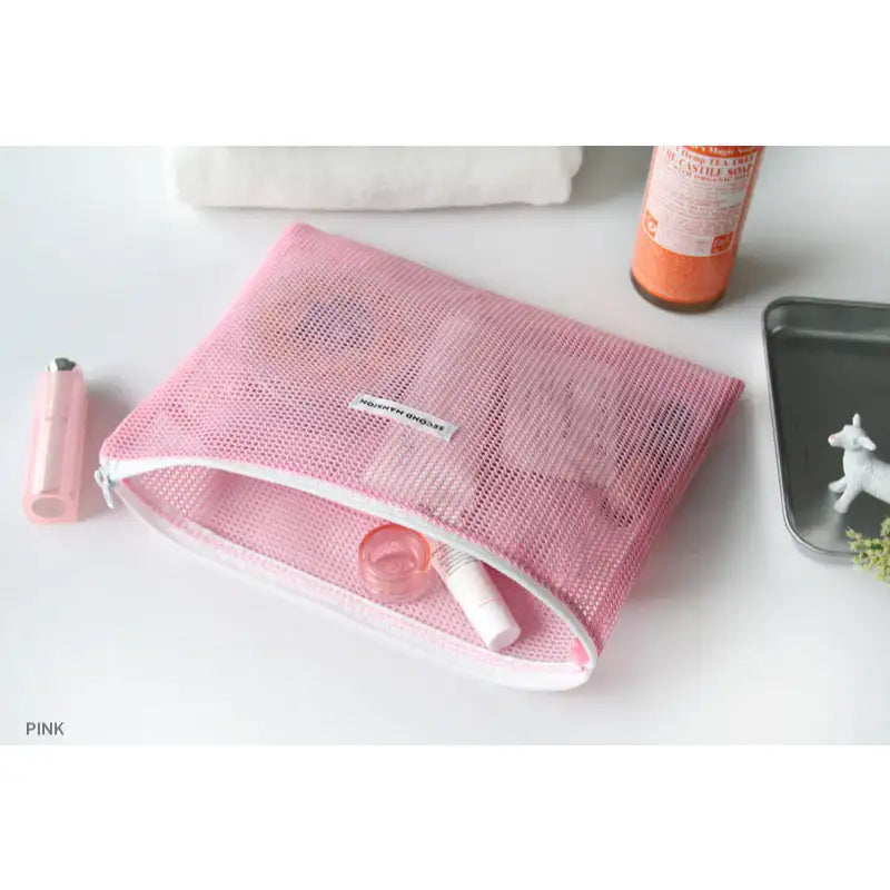 Second Mansion x 10x10 - Mesh Pouch - 10x10 - Accessories - Harumio