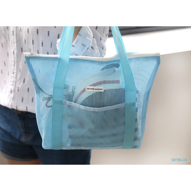 Second Mansion x 10x10 - Mesh Tote Bag