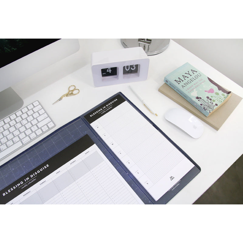 Second Mansion x 10x10 - Desk Side Weekly Scheduler
