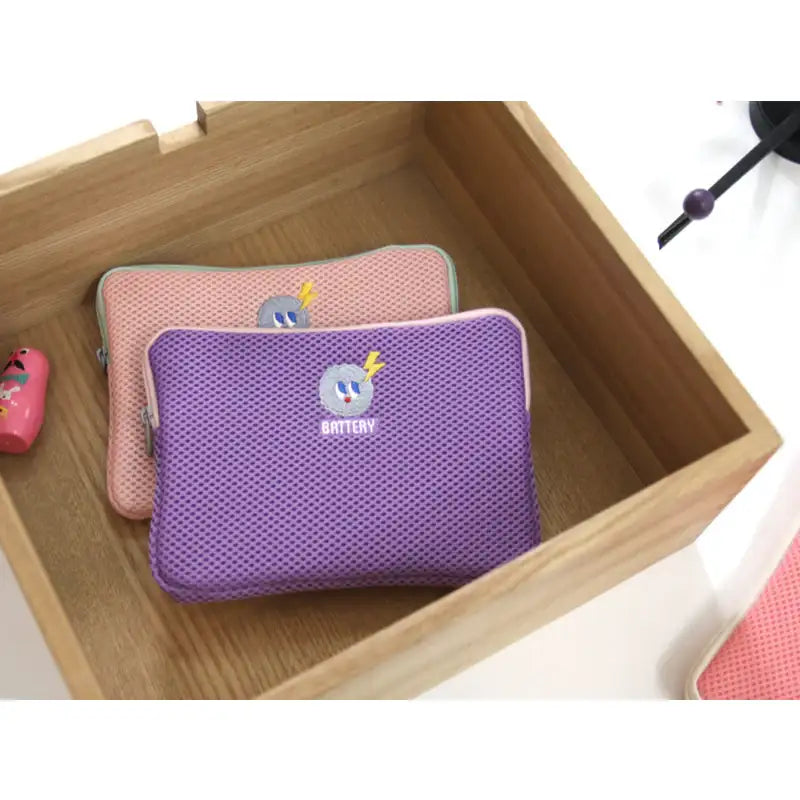 Second Mansion x 10x10 - Disco Brick Battery Pouch - 10x10 - Accessories - Harumio